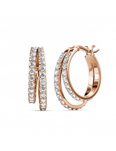 Boucles d'oreilles Duo...