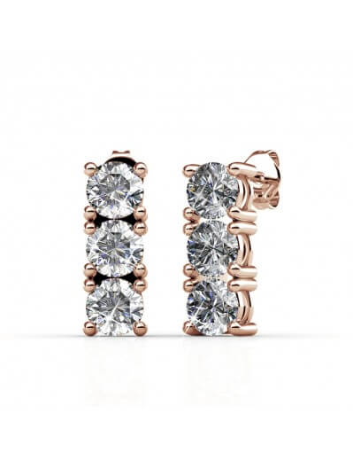 Boucles d'oreilles Tri - Or...