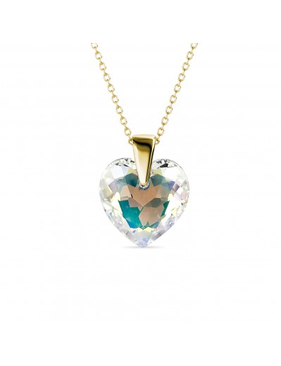 Crystaline Heart Pendants -...