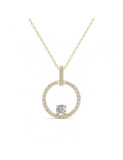 Pendentif Amory - Doré et...