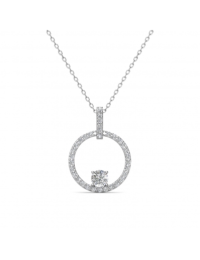 Pendentif Amory - Argenté...