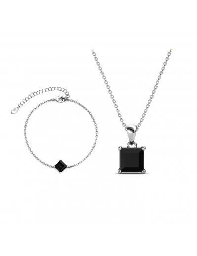 Parure Simple Square Calle...