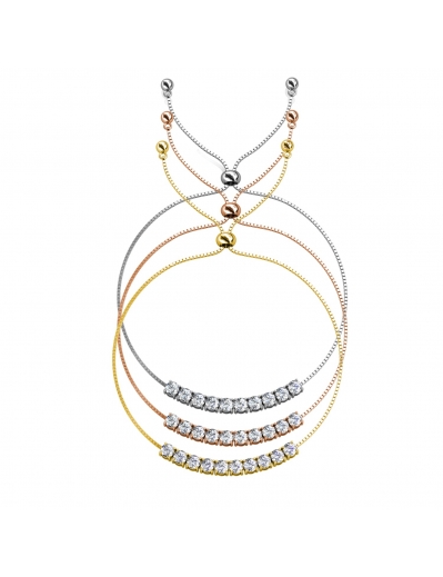 Lot de 3 Bracelets Crystal...