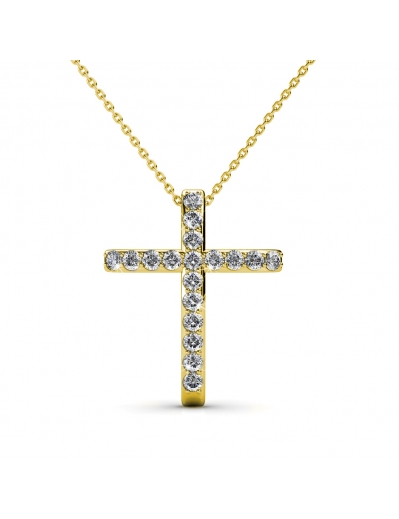 Pendentif Traverse - Doré...