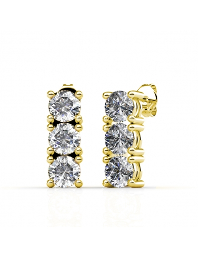 Boucles d'oreilles Tri -...