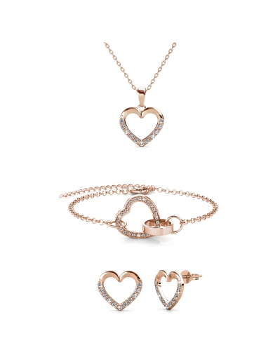 Parure Locked Heart Lovett...