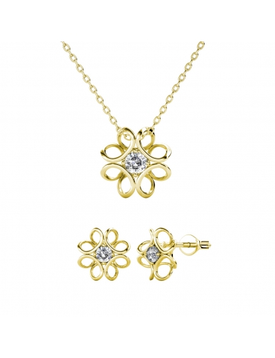 Parure Daffodil - Doré et...