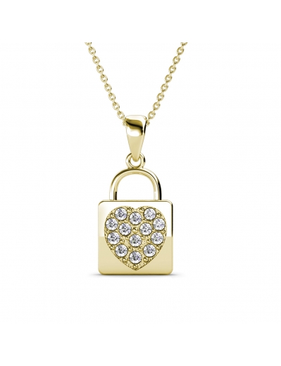 Pendentifs Lock Heart -...