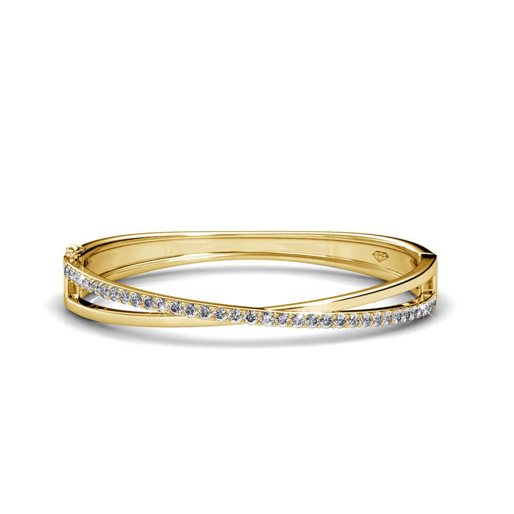 Bracelet Criss - Doré et Cristal