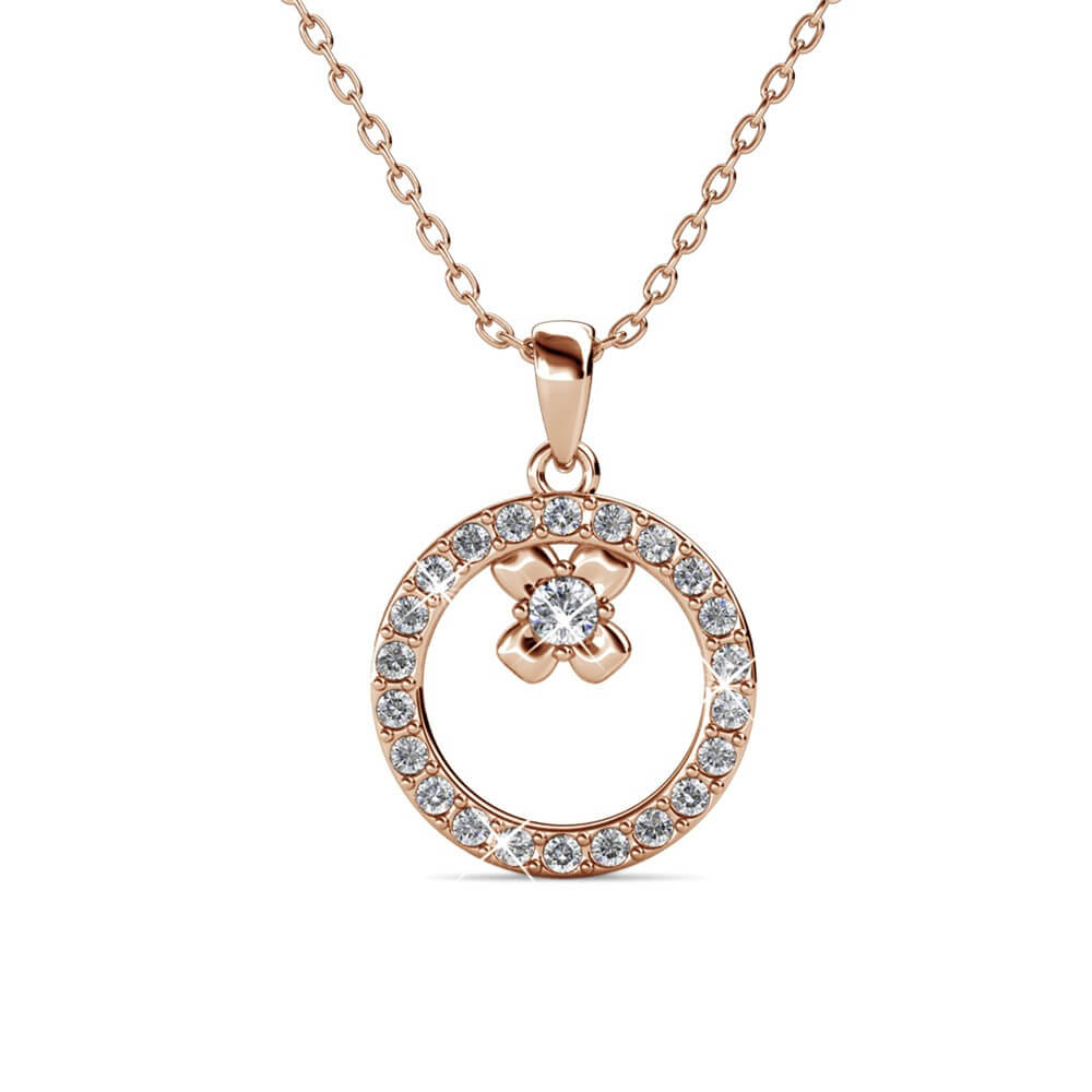 Eliza Pendants - Rose Gold and Crystal