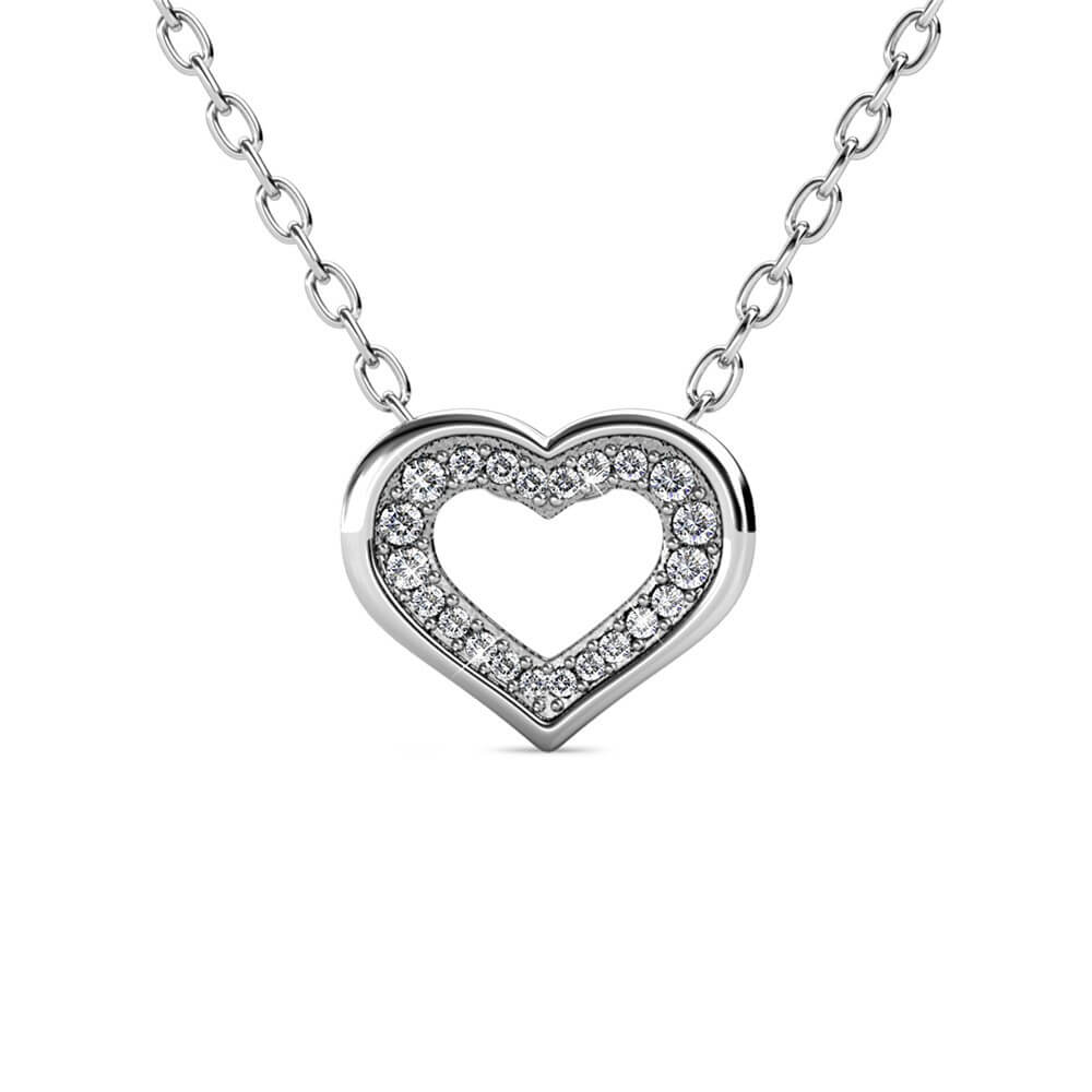 Zeal Necklace - Silver and Crystal
