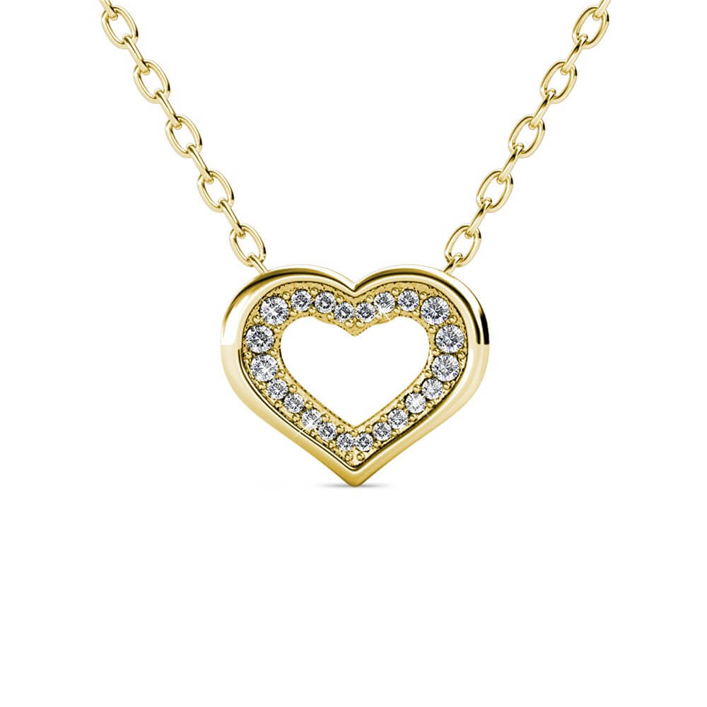 Zeal Necklace - Gold and Crystal