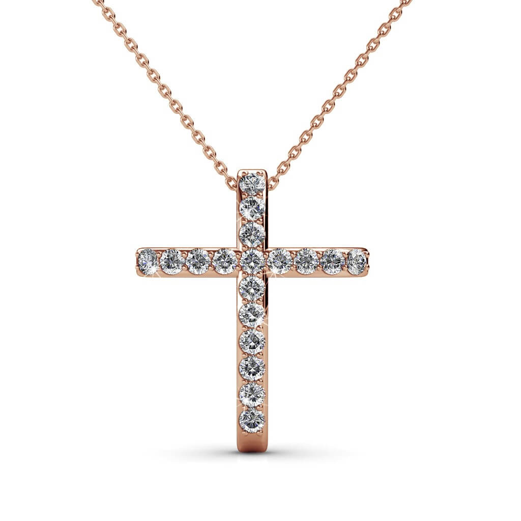Traverse Pendants - Rose Gold and Crystal
