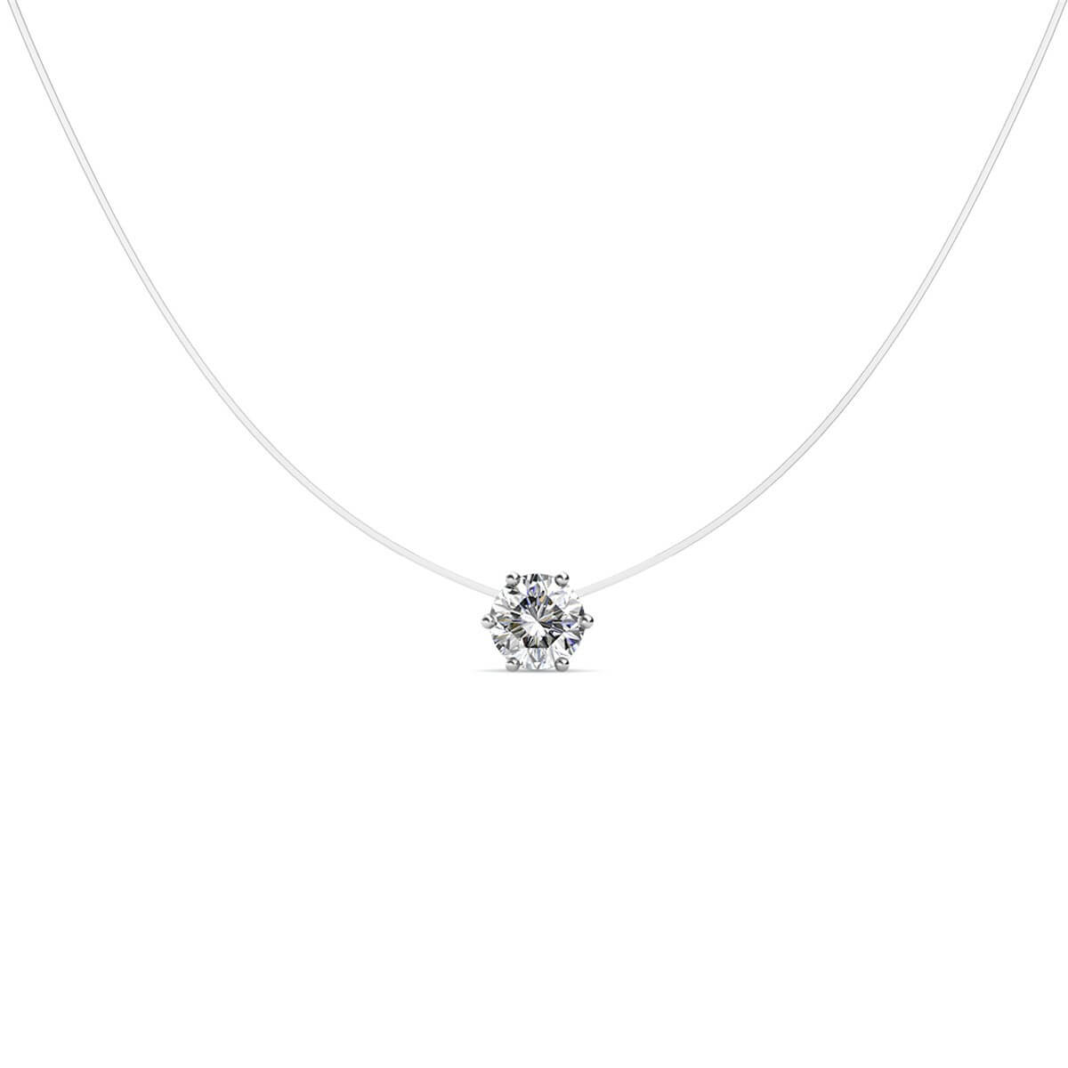 Mermaid's Tears Necklace - Silver and Crystal