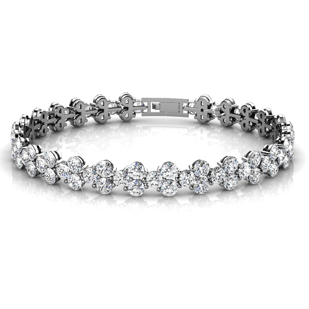 Bracelet Princess - Argenté et Cristal