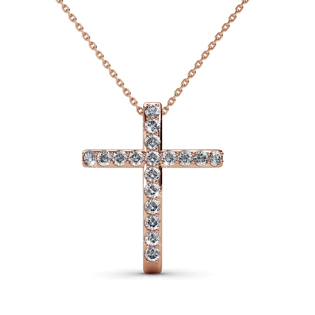 Traverse Pendants - Rose Gold and Crystal