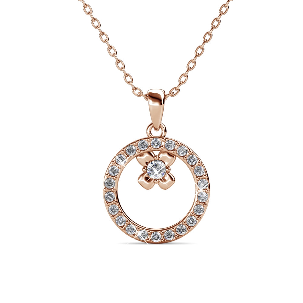 Eliza Pendants - Rose Gold and Crystal